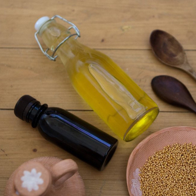 Масло горчичное сыродавленное